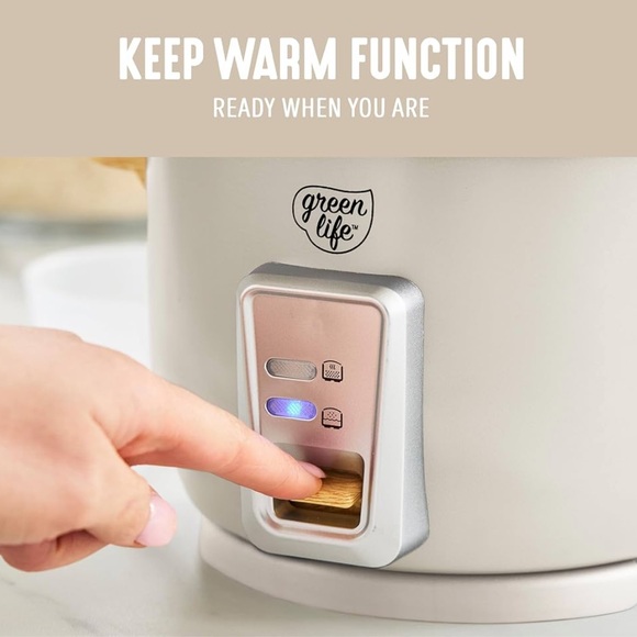 GreenLife Electric Rice Cooker - Picture 7 of 7